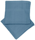 3 Pack Petite Beach Pool Spa Gym Camp Towel   Thin Lightweight Blue 100  Cotton