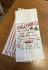 Christmas Dish Towel Set Flour Sac Cotton Thin Fish Cloth 