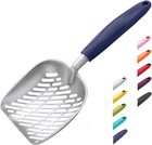 Cat Litter Scoop Aluminum Alloy Sifter Kitty Metal Scooper Deep Shovel With Diag
