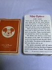 Vintage 1966 Disney Mary Poppins Card Game Set Whitman - Missing 4 Cards   Box