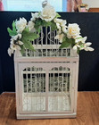 White Bird Cage Wedding Shower Party Card Holder - Ring Pillow -book For Ideas