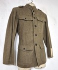 Wwi Us Military Aef  Wool Od Green Jacket 1918 Dated Authentic Also Movie Worn