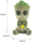 Aquarium Groot Air Bubbler Decorations Ornament 6inch Fish Tank Stone Set Pot