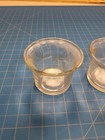 Set 2 Small Glass Votive Candle Holders Tea Light Holders Centerpiece Decor 2 5 