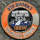 Ibew 8th District Challenge Coin Colorado Springs Cartman Solidarity Ride