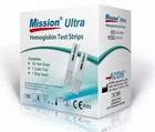 Mission Ultra Hemoglobin Test Strips  pack Of 50  - Fast Shipping F846