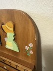 Vintage Wooden Hanging Perpetual Wall Calendar 15x9 Inches
