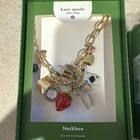 Kate Spade X Target Chunky Charm Statement Necklace And Bracelet Set
