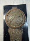 Rare Antique 1800s U s  Treasury Seal Industrial Front Door Knob Handle Hardware