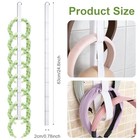 3 Pcs Headband Holder Organizer  Hanging Headband Storage For Women  Hair Hoop 