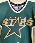 Vintage Ccm Dallas Stars Mike Modano 9 Hockey Jersey Captain Sz Large