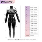 Roanyer Glossy D Cup Fake Boobs Silicone Bodysuit Full Cover Costumes For Cd Dq