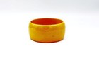 Vintage Wide Butterscotch Bakelite Bangle Bracelet