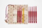 Etimo Red Crochet Set Red Ted001  2 6 X 20 4 X 22 Cm
