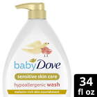 Baby Dove Sensitive Newborn Liquid Body Wash Melanin Rich Skin Nourishment 34 Oz