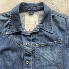 Vintage Rare 90s Volcom Denim Workwear Jacket Usa Made Size Small