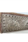 Large Antique Indian Hand-carved Wood Textile Printing Block - Peacock Motif
