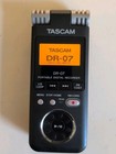 Tascam Dr-07 Portable Digital Audio Recorder With Memory Card Tested Excellent