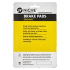 Brake Pad Set For Ski-doo Gsx 600 Summit Renegade X 800r Touring Rear Organic