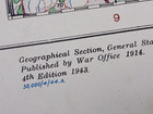 Ww2 D-day   Battle Of Normandy Map  cherbourg   Caen   both Primary Targets 