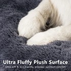 Large Dog Bed Crate Pad  Deluxe Plush Washable Dog Beds Fulffy Soft Kennel Pad