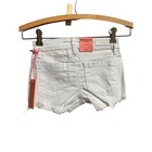 Blank Nyc White Denim Jean Shorts Mini Mercer Super Skinny Size 8 Girls