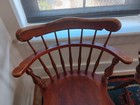 Ethan Allen Heirloom Vintage Comb Back Maple Dining Chairs In Nutmeg
