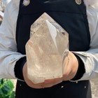 5 1lb Natural Smoky Quartz Obelisk Crystal Double Point Healing G6700