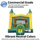 Commercial Inflatable Bounce House Modular Green Castle Bouncer Jumper W Blower