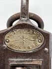 Vintage Chatillon s Cast Iron Clad Hanging Weight 200 Lbs Scale