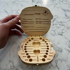 Wooden Baby Keepsake Tooth Box
