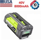 For Ryobi 40volt 8 0ah Lithium Battery Op4060 Op4030 Op4050 Op40602 Op40261 Us
