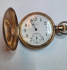 Antique Elgin Pocket Watch Fahys Monarch 14k Gold Filled Hunter Running  1880 s