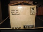 Sears Original    57 5000 Black   White 9    Tv    Model 401-50000250  Empty Box  1983