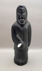 Hunter With Spear - Signed -  Inuit Stone Carving