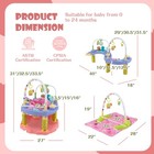 3-in-1 Baby Activity Center Toddler Bouncing Saucer Infant Fun Learning Center