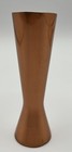 Vintage Copper Teak Vase 1960 Mid Century Modern Decorative Atomic