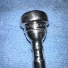 J Parduba   Son Double Cup  5 H James Model Silver-plated Trumpet Mouthpiece