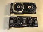 Lot Of  2  Nvidia Gtx 1070 Ti Gpu Graphics Cards Msi Gigabyte