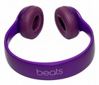 Beats By Dr  Dre Solo2  Wired  Headband Headphones  Purple  with New Ear-pads  