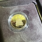 1989-w Congressional Gold Coin   5 Us Mint Pf70 Ultra Cameo Brown Label
