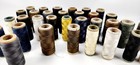 Vintage Lot Of 32 Empeco Boilfast Wooden Spools