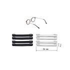 20 Pairs Silicone Anti   slip Eyeglasses Ear Grips Nose Pads Eyewear Accessories