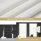 Hotsoon Roman Shades White 33 5 w    48 h No Tools No Drill Light Filtering