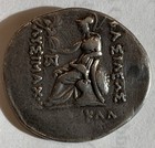 Lysimachus 323-281 Bc Tetradrachma Ar  Herakles With Rams Horn Facing Right 