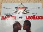 Original Hagler V Sugar Ray Leonard Budweiser The Superfight Poster 1987 Damaged