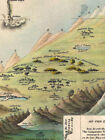 Lengths And Heights Rivers And Mountains Of The World 1823 Vintage Map - 18x24