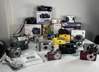 Camera Lot Of 18 Digital Cameras  35mm Cameras    Camcorders Untested Read