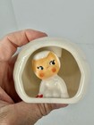 Htf 2pc Set Vintage Mcm Holt Howard Candle Holder Pixie Snow Babies Igloo 1959
