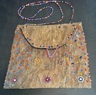 Vintage Maasai Leather Beaded Bag Kenya Read